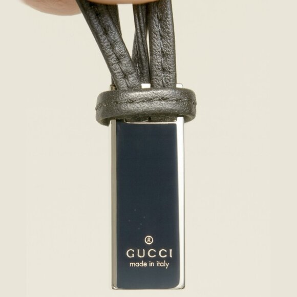 Gucci Black Bamboo Drawstring Leather Shoulder Bag, Pre-owned - Picture 11 of 11